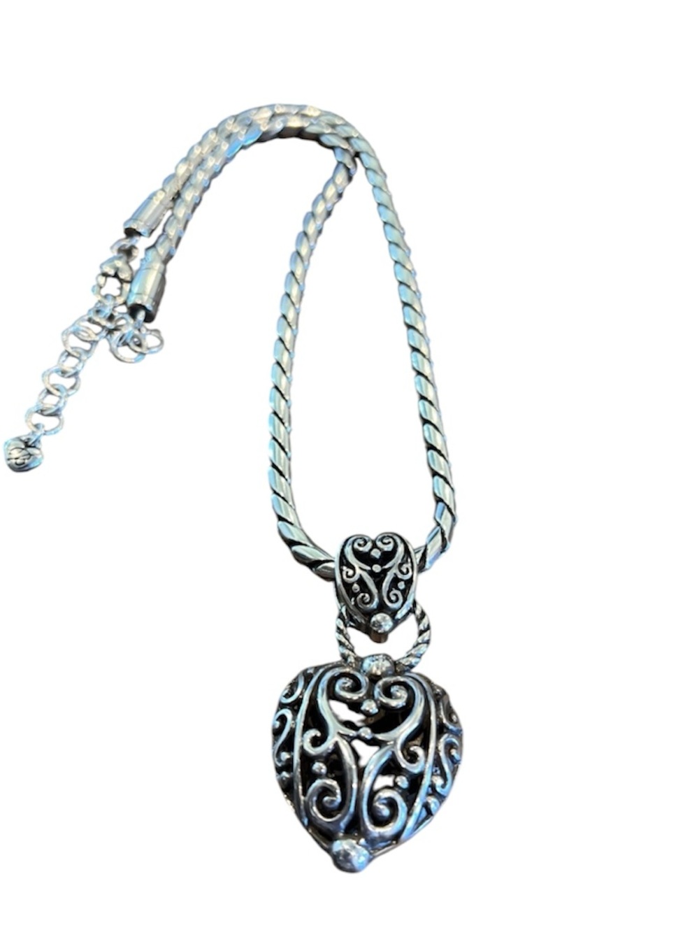 BRIGHTON Bibi Heart Necklace Retails $88